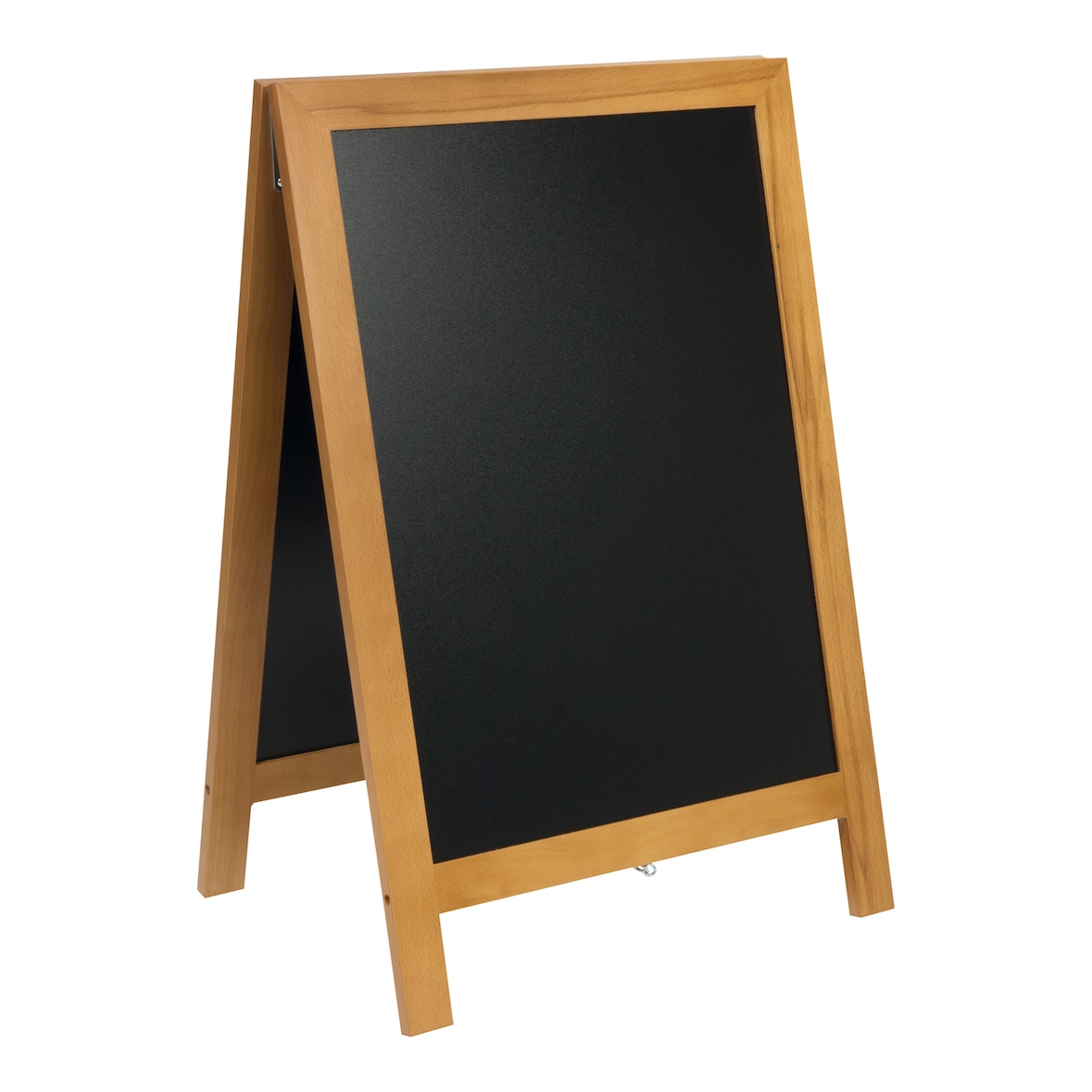 Securit® Stoepbord "Deluxe" - Teak - Hout met gelakte rubberhout afwerking - 55x85cm