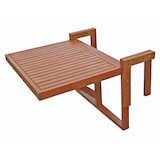 thumbnail of Balkontisch PADUA - Eukalyptus, Natur, 65x64x52cm | Gartentisch Balkon-Tisch Kleiner Tisch Terrassentisch Verandatisch