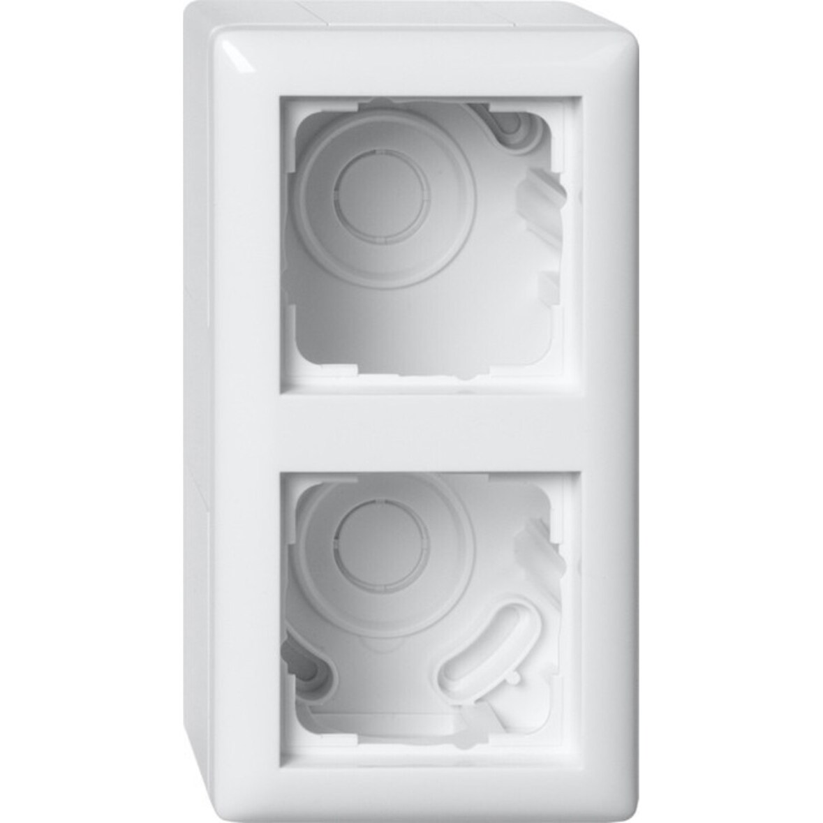 Gira AP-Gehäuse 2f + Rahmen 106203