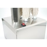 thumbnail of Glas Poliermaschine | HxBxT 51x33x33cm | 1,2 kW | inkl. 5 Tasseln + CHEFGASTRO Geschirrtuch