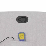 thumbnail of vidaXL Massagesessel Wolkengrau Stoff