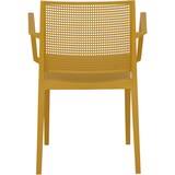 thumbnail of SIENA GARDEN Urban Lights Set 5teilig Square Sessel gastrotauglich mustard mit Tisch Sola Ø80