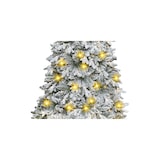 thumbnail of Tarrington House Albero di Natale a LED, acciaio / PVC / PE, Ø 120 x 213 cm, 400 lampadine LED a luce bianca calda