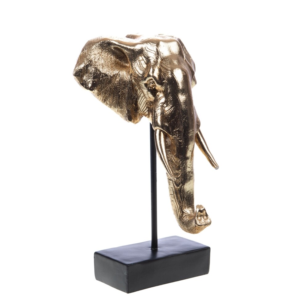 Statue Goldener Elefant 18,5 cm - Anderes Amadeus Harz 31.5x16.5 cm