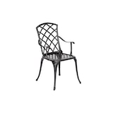 thumbnail of Merxx Rhodos Set 5tlg., 4 Sessel, 1 Tisch 150 x 90 cm, Aluminiumguss, Graphit