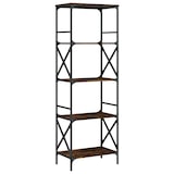 thumbnail of vidaXL Bücherregal 5 Böden Räuchereiche 59x35x171 cm Holzwerkstoff