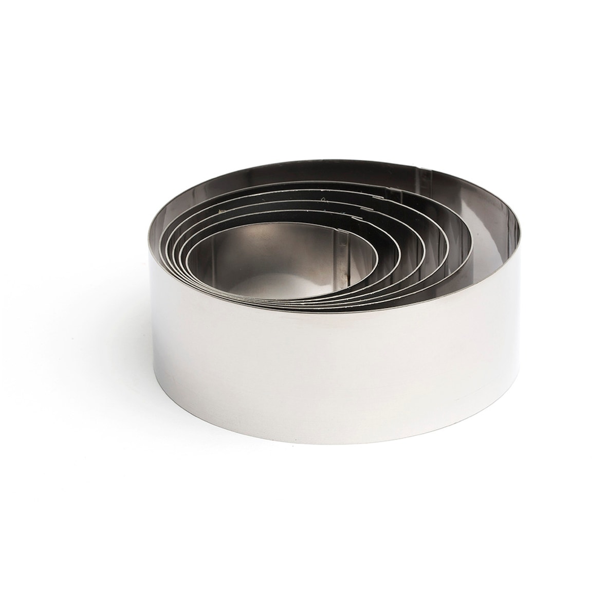 Comas Set 6 Ringe Rund 6/7/8/10/12 Cm Model Moldes Emplatado X 4 Stück