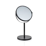 thumbnail of Kosmetikspiegel, Ø 17 cm, Höhe 34,5 cm, schwarz pulverbeschichtet, Edelstahl