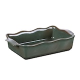 thumbnail of Rechteckige Auflaufform Ely 31x17x7 cm grün - Rectangle Porcelaine Table Passion 31x17.5 cm