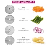 thumbnail of Cortador de legumes Bützmann CH-300 com conjunto de lâminas nº 4.