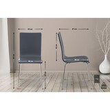 thumbnail of 2er-Set Wartezimmerstuhl PEPE grau