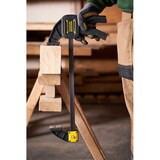 thumbnail of Serre-joint à une main FATMAX rail acier et corps nylon renforcé noir 300 mm (barre 495 mm profondeur mâchoire 78 mm) STANLEY FATMAX