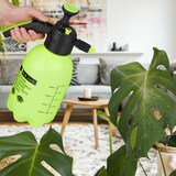 thumbnail of Relaxdays Drucksprüher 2 Liter, einstellbare Düse, Wasser & Unkrautvernichter, Pumpflasche Überdruckventil, grün/schwarz