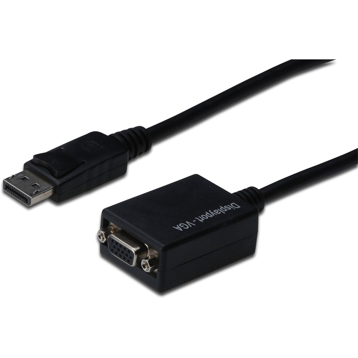 ASSMANN DisplayPort Adapterkabel DP - HD15 0.15m DP 1.1a sw.
