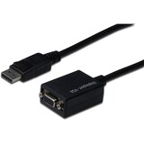 thumbnail of ASSMANN DisplayPort Adapterkabel DP - HD15 0.15m DP 1.1a sw.