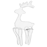 thumbnail of vidaXL Kerstversiering rendier met mesh 306 LED's 60x24x89 cm