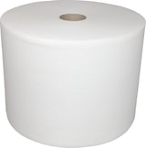 thumbnail of Brotex® Dry Soft 57, Airlaid Wischtuchrolle einseitig geprägt, weiß, 88 % Zellstoff, 12 % VAT-Binder, 27x38 cm, 500 Blatt