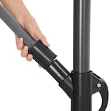 thumbnail of tectake Parasol à LED solaire Sunna avec manivelle 2,5 x 2,5 m - gris clair - 405024