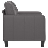thumbnail of Fauteuil Gris 60 cm Similicuir Modèle Hermorix