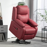 thumbnail of HOMCOM Poltrona Alzapersona Reclinabile con Telecomando Rosso