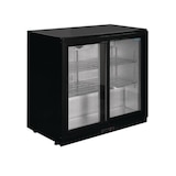 thumbnail of Rugbar met twee schuifdeuren Polar G serie zwart 198L