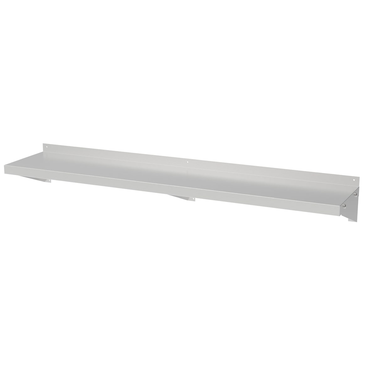 Combisteel Rfs Wandbord inklusive Konsolen aus Edelstahl AISI 430 1000x400x190mm