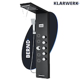 thumbnail of BERND | Painel de duche premium Chuveiro de chuva em aço inoxidável|de massagem preto mate Sistema de duche|Torneira misturadora Misturadora de duche