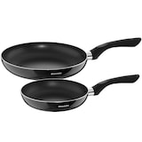 thumbnail of tectake Batterie de cuisine Varese, aluminium avec couvercles en verre, 15 pièces - noir - 405299