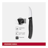 thumbnail of Victorinox Swiss Classic 6 cm keukenmes, met extra scherp lemmet en ergonomisch handvat, zwart