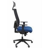 thumbnail of Horna Silla  y  Respaldo alto de malla transpirable con cabecero y asiento tapizado en tejido BALI color azul marino (CON CABECERO INCLUIDO)