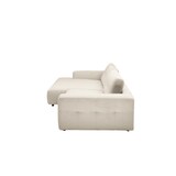 thumbnail of KAWOLA Sofa MIKA Ecksofa Cord cremeweiß Longchair links