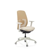 thumbnail of Ergonomische bureaustoel Skandis zonder hoofdsteun beige / wit frame hjh OFFICE