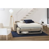 thumbnail of Dmora Divano Letto Agrippina, Divano a 2 posti Large, 100% Made in Italy, Sofà Soggiorno con apertura girevole, Cm 200x95h85, Beige
