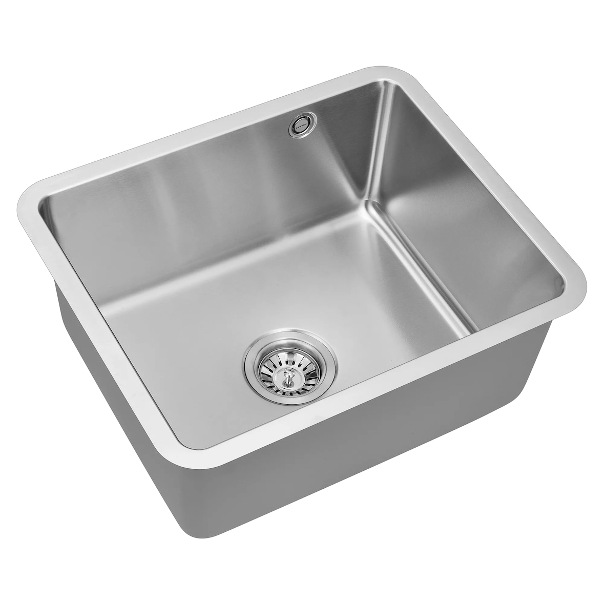 Pia Infiniton Elkano50.40, Largura 53 cm, Uma Cuba Retangular, Aço Inoxidável