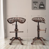 thumbnail of Banco de bar Butch bronze