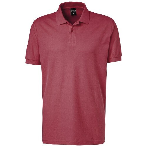 982 - Herren Poloshirt : bordeaux 100% Baumwolle 180 g/m² M