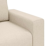 thumbnail of vidaXL | Bank | met kussen met kussen Beige 221 x 77 x 82 cm Linnen