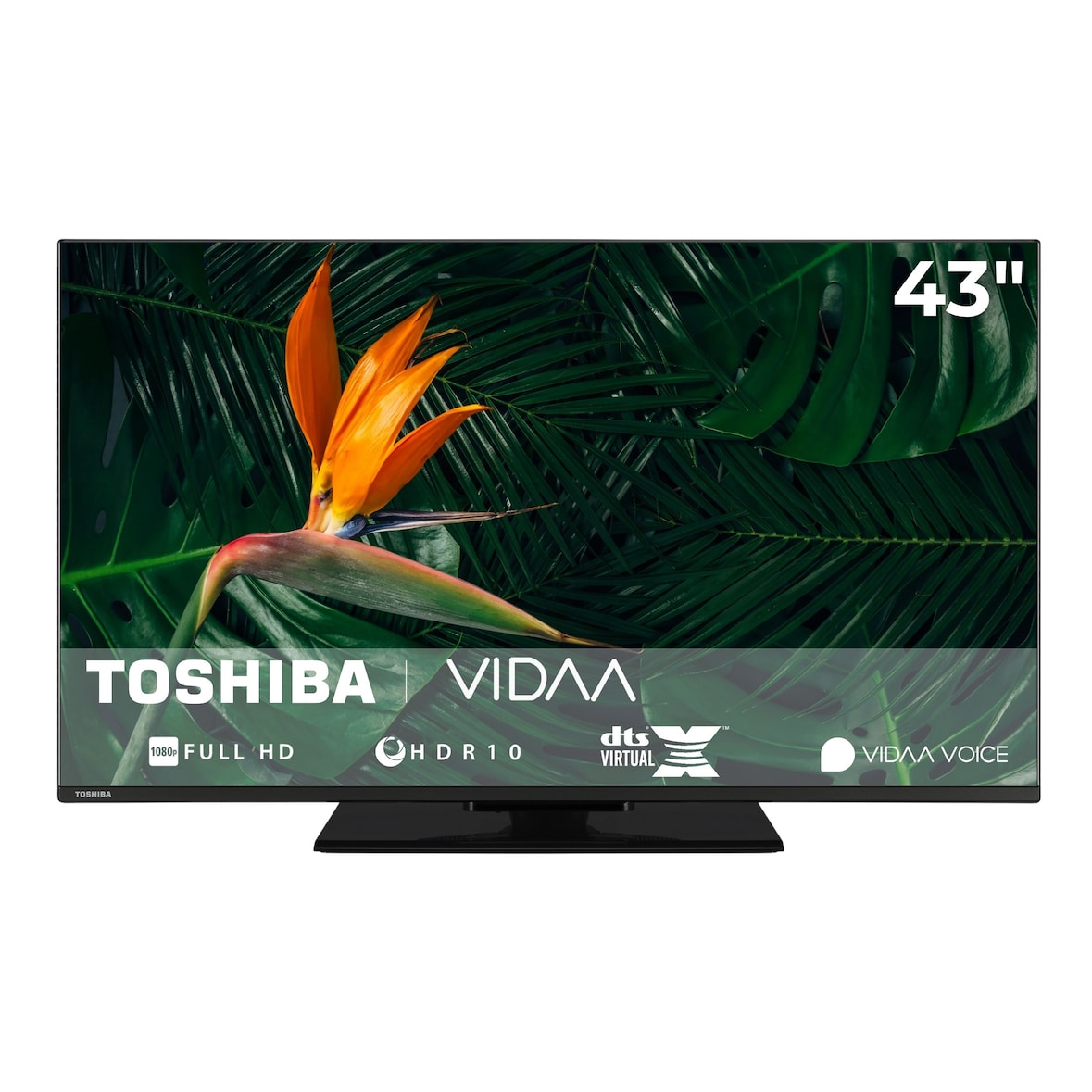 Toshiba 43LV3F63DA Fernseher 43 Zoll Smart TV VIDAA Full HD HDR TV mit Triple-Tuner, LED TV (2026)