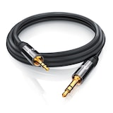 thumbnail of Primewire 2,5-mm-Klinke zu 3,5-mm-Klinke Audio Kabel, AUX, HiFi Audio Adapter Klinkenkabel / Verbindungskabel - 1,5m