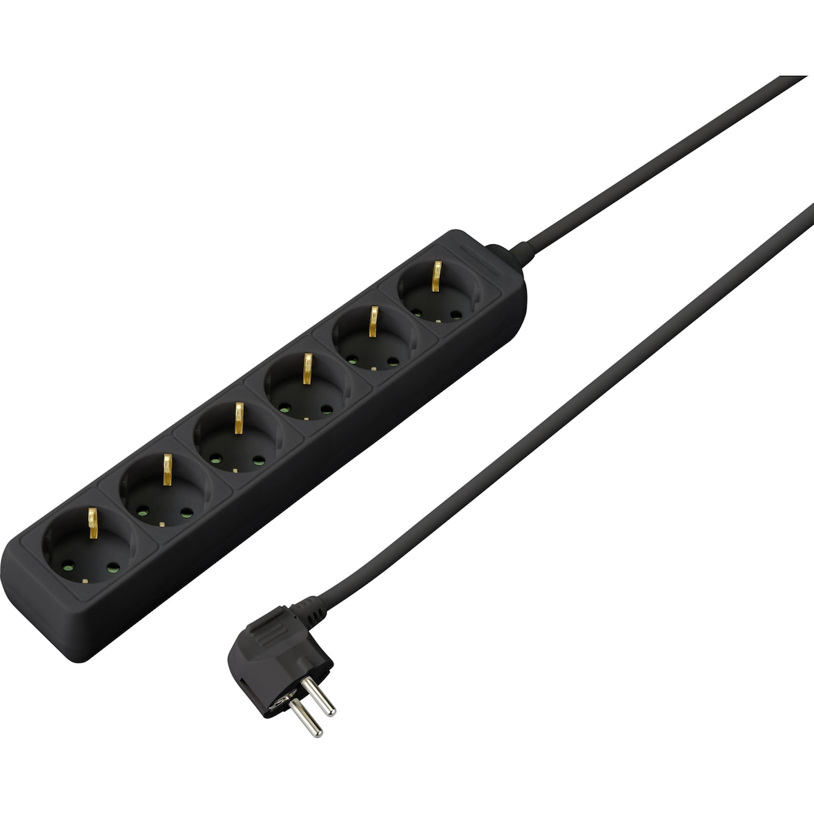 Sygonix SY-4890992 Steckdosenleiste Schwarz Schutzkontakt 1 St.