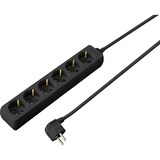 thumbnail of Sygonix SY-4890992 Steckdosenleiste Schwarz Schutzkontakt 1 St.