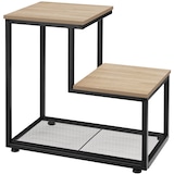 thumbnail of tectake Tavolino Halifax 60,5 x 35,5 x 60,5 cm - Industriale legno chiaro, rovere Sonoma - 404272