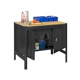thumbnail of SimonRack Mesa de Trabajo Taller, 910x610 mm, Capacidad Carga 400 kg, Guarda Herramientas, Antracita - BT-0