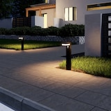 thumbnail of Lumisky Potelet solaire CENOVA TALL Gris H50cm 600LM Aluminium Noir