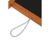 thumbnail of METRO PROFESSIONAL Panneau de trottoir, bois de pin/métal, 55 x 56 x 82 cm, teck