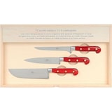 thumbnail of Coltellerie Berti - Il Trinciante completo - Set coltelli cucina forgiati - 14 pezzi - Manico in Plexiglass Rosso
