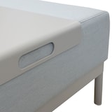 thumbnail of Alu-Garten-Garnitur HWC-C47, Sofa, Outdoor Stoff/Textil ~ blau mit Ablage, ohne Kissen