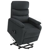 thumbnail of vidaXL Massagesessel mit Aufstehhilfe Dunkelgrau Stoff