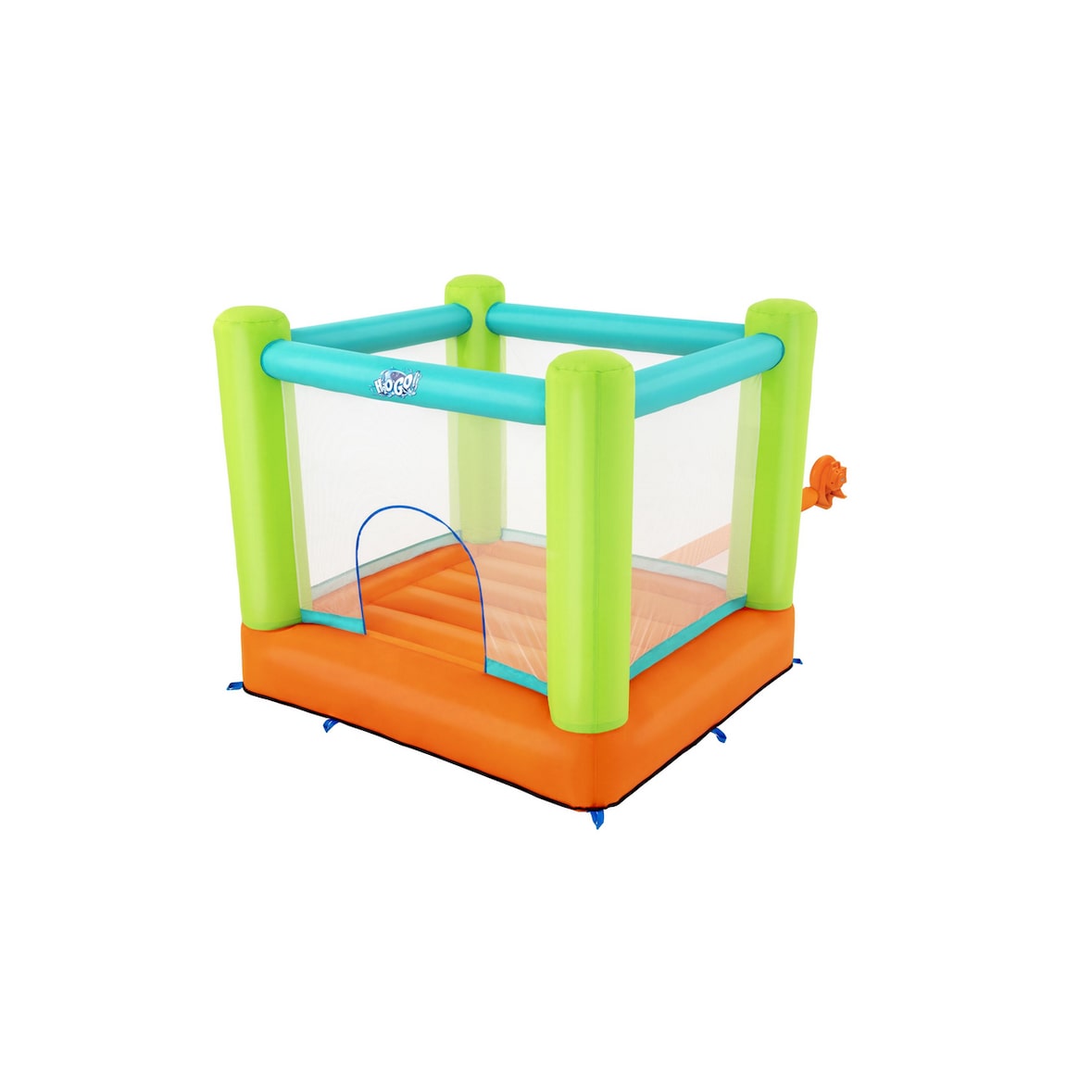 Bestway Castello gonfiabile per bambini H2OGo!, PVC e poliestere, 1,94 x 1,75 x 1,70 m, con sacca portaoggetti, multicolore