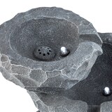 thumbnail of Murach Kaskadenbrunnen Akkubetrieb 2 kW Solarpanel 3 LEDs Dunkelgrau